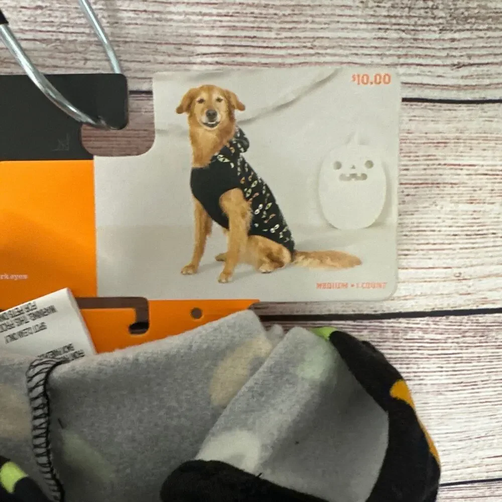 Hyde & EEK! Boutique Pet Halloween‎ Costume Hoodie Small Glow NEW